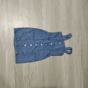 Geans top stitching dress, for women, regular geans, stretching....
